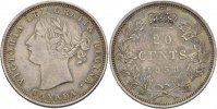 Canada 20 Cents Victoria, 1837-1901