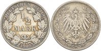 Kaiserreich 1/2 Mark Wilhelm II.