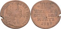 Hessen Kassel 3 Heller Friedrich I. 1730-1751.