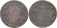 Nevers Rethel Denier Tournois Charles II. de Gonzaga, 1637-1659