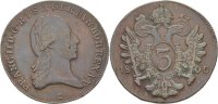 RDR Böhmen Prag 3 Kreuzer Franz II./I., 1792-1835