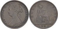 England 1/2 Penny Victoria