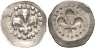 Strassburg Elsass Einseitiger Lilienpfennig städtische Prägung