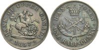 Kanada 1/2 Penny  1857 minimale Randfehler...