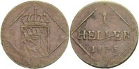 Bayern Heller 1825 Prägeschwächen, fast vo...