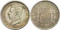 Spanien 50 Cent. 1904(10) kl. Kratzer, vz ...
