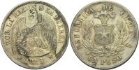 Chile Peso 1883 ss+  80,00 EUR 
