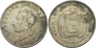 Ecuador Un Sucre 1884 ss  80,00 EUR incl. VAT., +  3,00 EUR shipping
