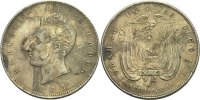 Ecuador Un Sucre 1888 Kl. Randfehler, ss  60,00 EUR incl. VAT., +  3,00 EUR shipping