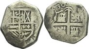 Spanien Kolonien Cob 2 Reales Philipp IV., 1621 - 1665