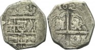 Spanien Kolonien Cob 2 Reales Philipp IV., 1621 - 1665