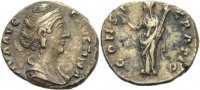 RÖMISCHE KAISERZEIT Denar Faustina I. Consecratio