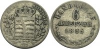 Sachsen Meiningen 6 Kreuzer 1835 ss Bernhard II. Erich Freund, 1803 - 1866 12,00 EUR 