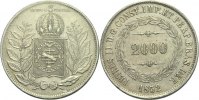 Brasilien 2000 Reis 1852 Kratzer Pedro II., 1831 - 1889 75,00 EUR 