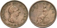 Gro&szlig;britannien Farthing 1806 ss+ George III., 1760 - 1820 30,00 EUR 