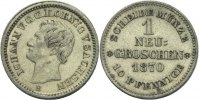 Sachsen Neugroschen 1870 ss+ Johann, 1854 - 1873 15,00 EUR 