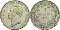 Hessen Darmstadt Gulden 1855 ss+ Ludwig III., 1848 - 1877 130,00 EUR 