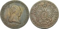 RDR Ungarn Karlsburg 6 Kreuzer 1800 ss Franz II./I., 1792 - 1835 40,00 EUR 