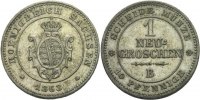 Sachsen Neugroschen 1863 ss+ Johann, 1854 - 1873 10,00 EUR 