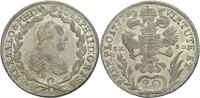 RDR Ungarn Kremnitz 20 Kreuzer Joseph II., 1765 - 1790.