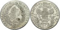RDR Ungarn Kremnitz 20 Kreuzer Joseph II., 1765 - 1790.