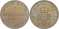 Preussen Berlin 3 Pfennige Wilhelm I., 1861 - 1888