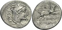 RÖMISCHE REPUBLIK Denar L. Thorius Balbus, 105 v. Chr.