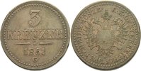 Austria Ungarn Nagybanya 3 Kreuzer Franz Joseph, 1848 - 1916
