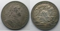 Numismatik der Versicherungsgesellschaften jeton rond en argent Louis XV 1743 TTB+/SUP