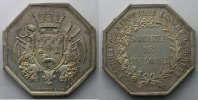 Numismatik der Versicherungsgesellschaften Jeton octogonal en argent SUP