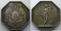 Numismatique du commerce et de l\'artisanat Jeton octogonal en argent Marseille SUP