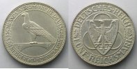 Weimarer Republik GDM 67 5 Reichsmark 1930 D Rheinlandraümung SUP