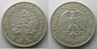 Weimarer Republik GDM 25 5 Reichsmark 1928 J Eichbaum TTB