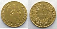 5 Francs 1859 BB (Strasbourg) TB+/TTB