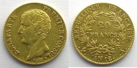20 Francs AN 12 A (Paris) TTB/TTB+