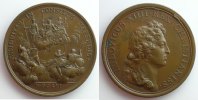 Medaillen von Louis XIV MAUGER/Jean le Blanc L'assiduité du Roi à ses conseils bronze 41mm SUP/