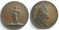 Medaillen von Louis XIV MAUGER/Thomas BERNARD Le Roi tenant le sceau bronze 41mm SUP