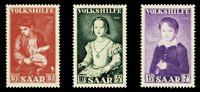 - Volkshilfe Ausgabetag 15. November 1954 5+3, 10+5 und 15+7 Francs ...
