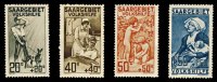 Saargebiet - Volkshilfe: Pflegedienste Ausgabetag 25. Oktober 1926 20+20, 40+40,