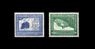 Third Reich - Flugpostmarken: 100. Geburtstag von Ferdinand Graf von Zeppelin ..
