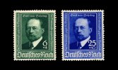 Third Reich - 50 Jahre Diphterie-Serum Ausgabetag 26. November 1940 6+4 und 25+1