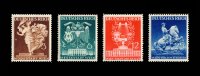 Third Reich - Wiener Frühjahrsmesse Ausgabetag 8. März 1941 3, 6, 12 und 25 ...