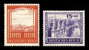 Third Reich - Wiener Messe Ausgabetag 16. September 1941 12+8 und 15+10 Pfennig