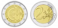 2 Slovakia - 2 Euro 10th Anniversary of the the accession to the EU 2014 25,75 mm,