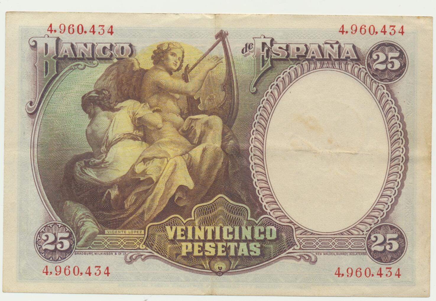 Spanien Pesetas Vicente Lopez Ma Shops