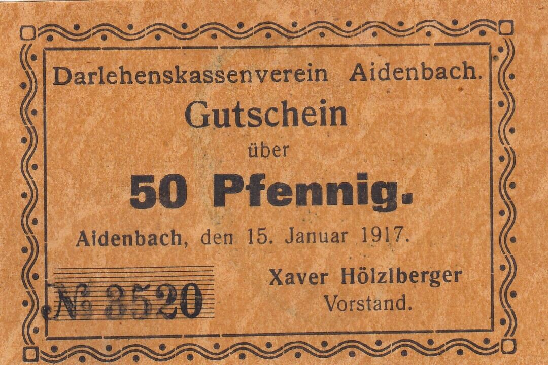 Deutschland Deutsches Reich Pfennig Notgeld Notgeldschein