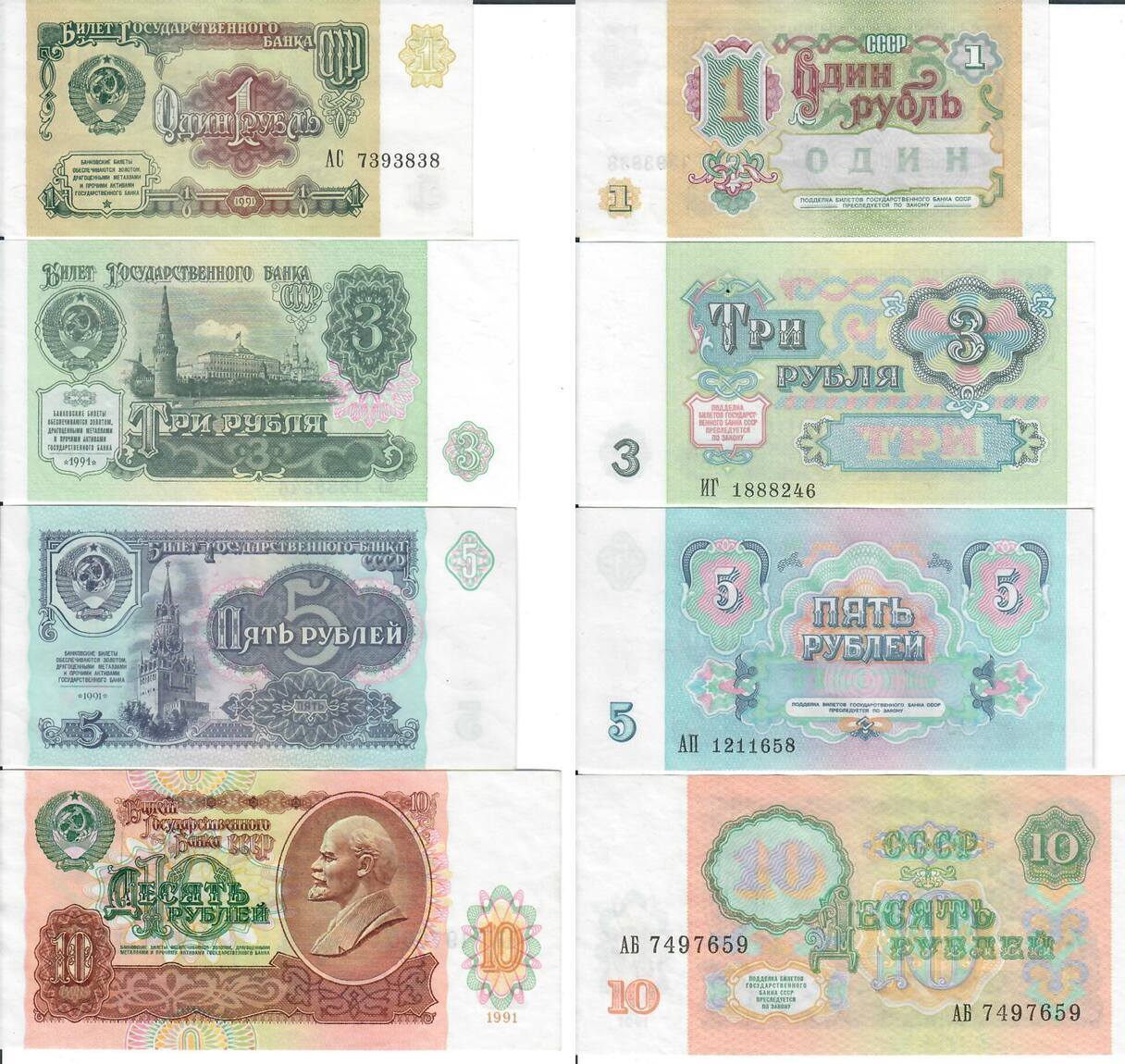 Russland Banknote Geldscheine Rubel Unc Lot Ma Shops