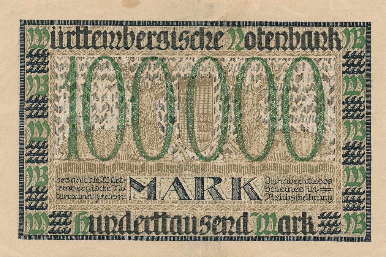 Deutsches Reich Deutschland Tausend Mark L Nderbanknote