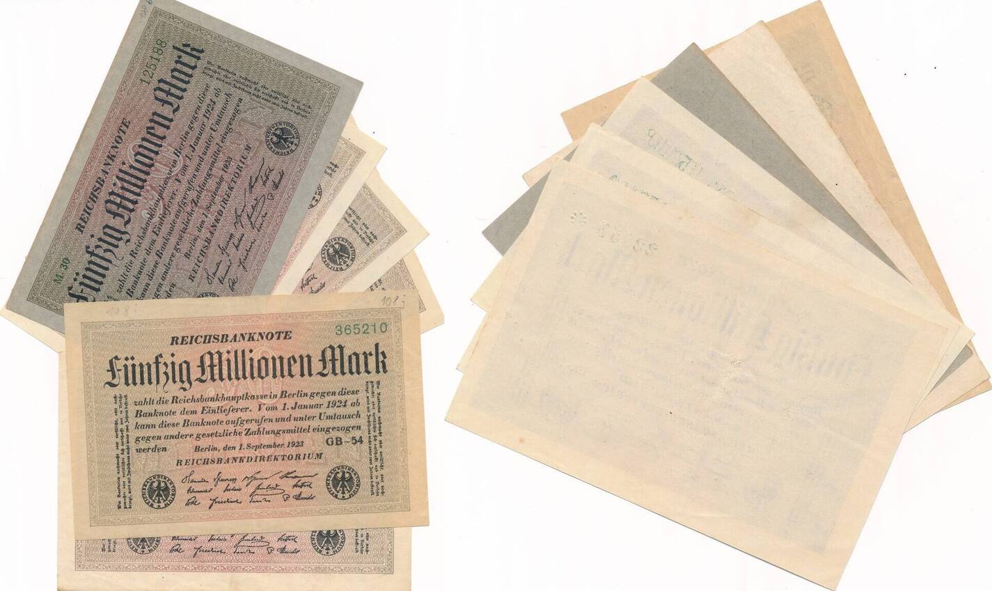 Deutsches Reich Deutschland Millionen Mark Reichsbanknote