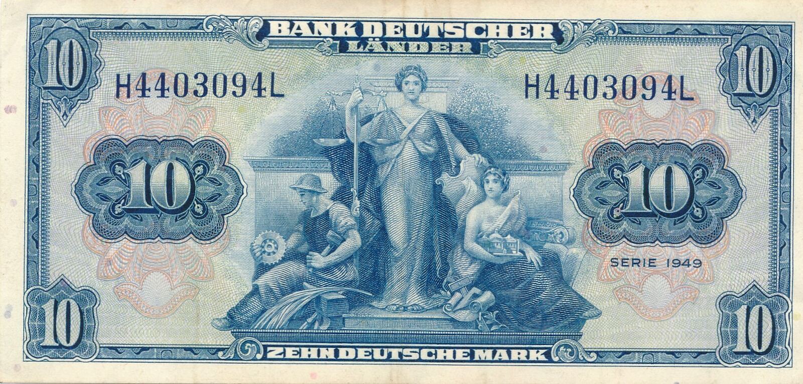 Deutschland Brd Bank Deutscher L Nder Deutsche Mark Dm Kn